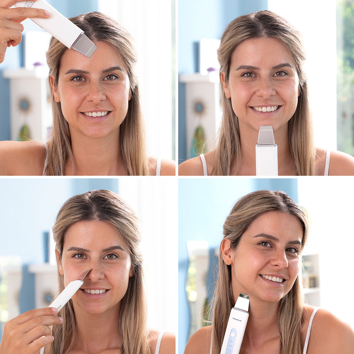 4-in-1 Ultrasonic Facial Cleaner Falnik InnovaGoods – изображение 8 | NetTrade.ee