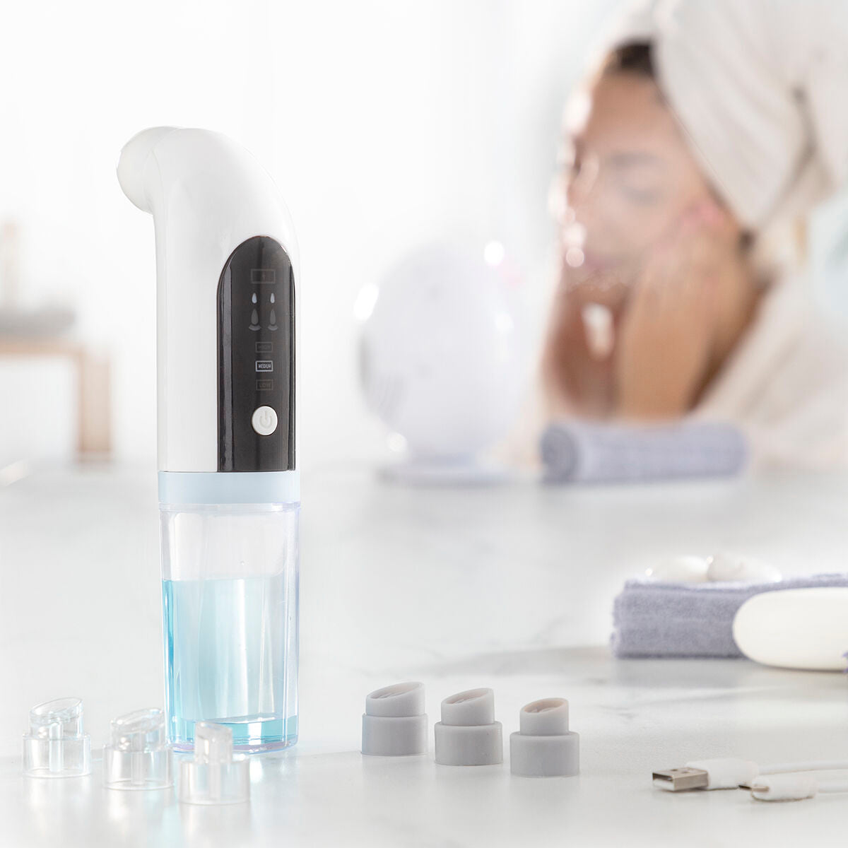 Rechargeable Facial Impurity Hydro-cleanser Hyser InnovaGoods – изображение 9 | NetTrade.ee