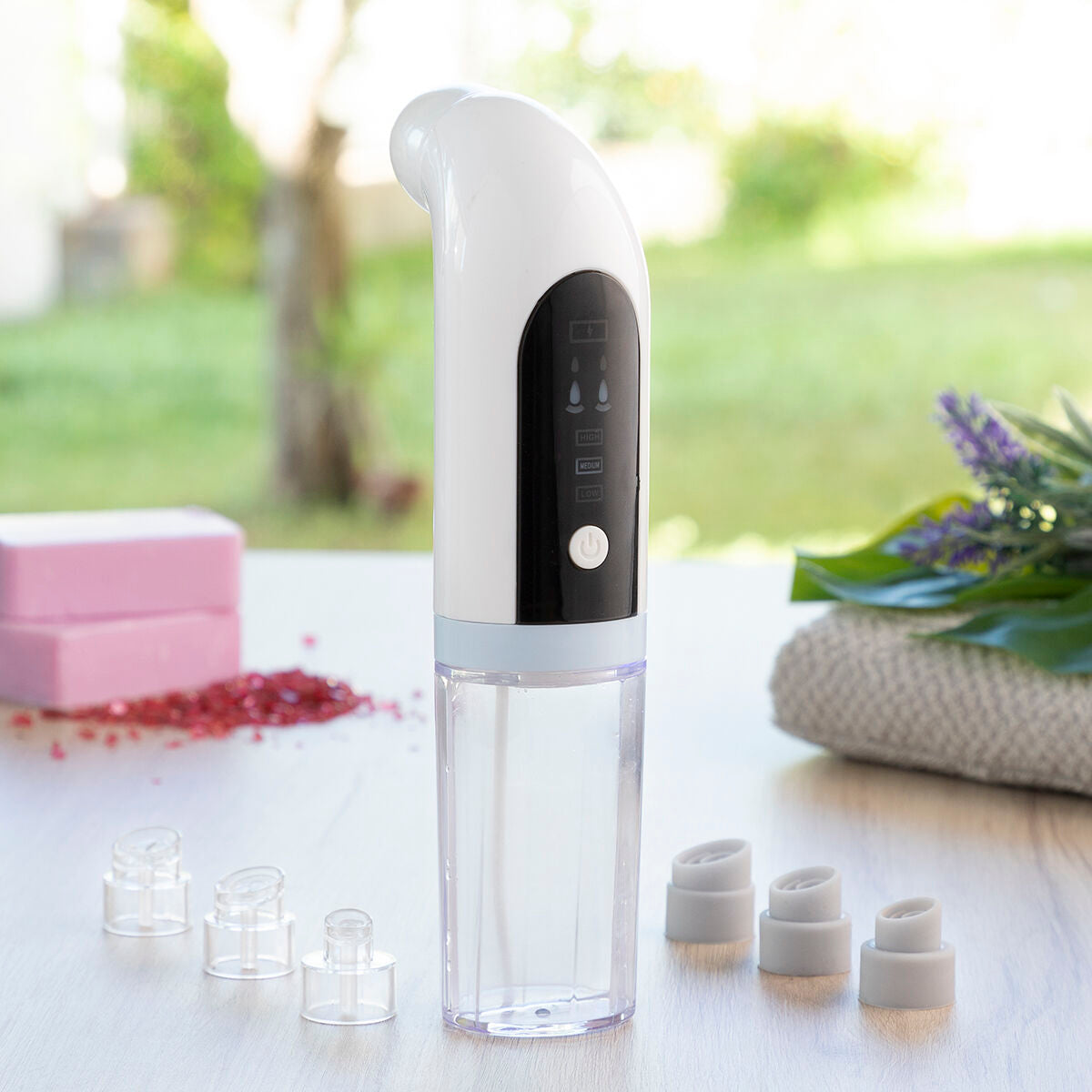 Rechargeable Facial Impurity Hydro-cleanser Hyser InnovaGoods – изображение 7 | NetTrade.ee