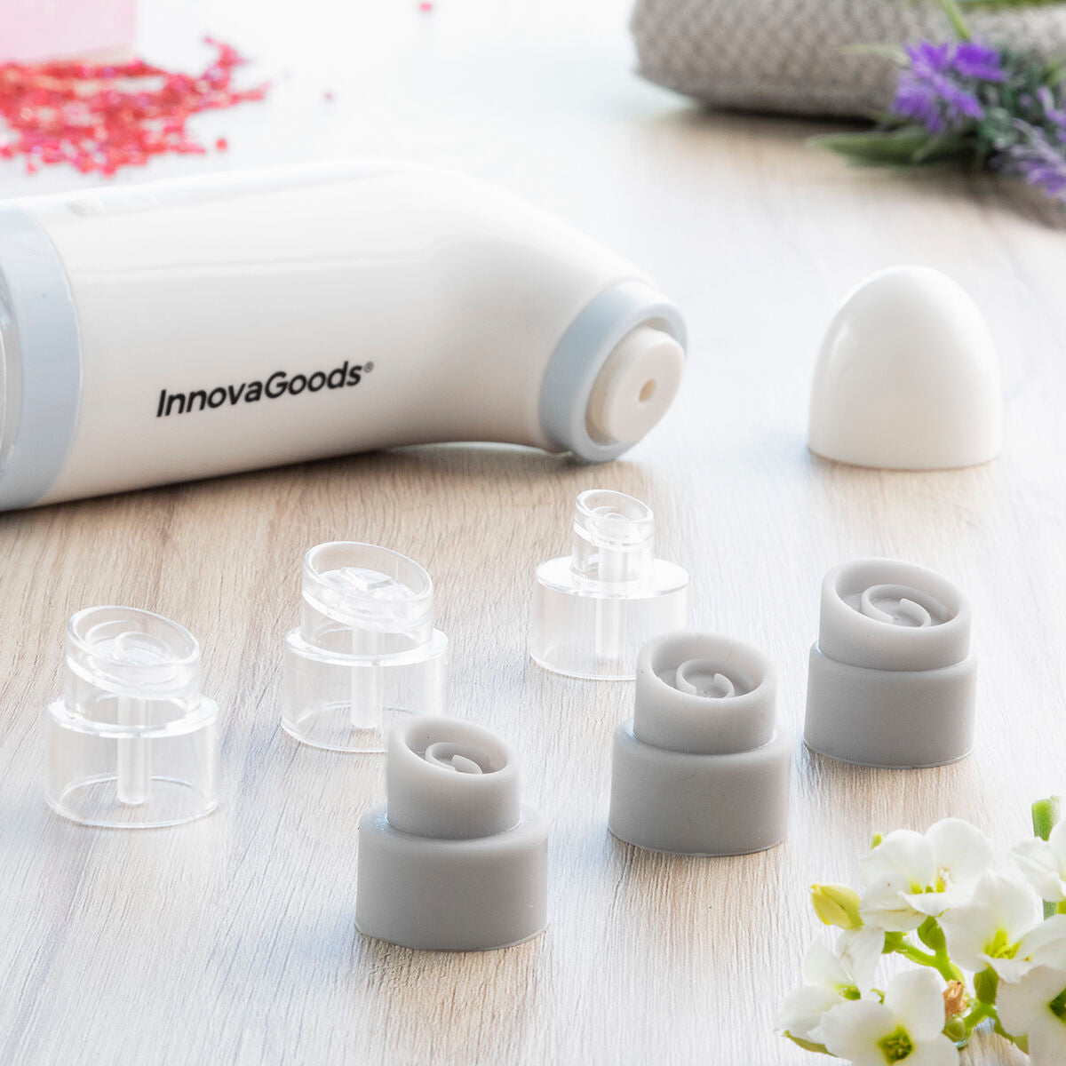 Rechargeable Facial Impurity Hydro-cleanser Hyser InnovaGoods – изображение 5 | NetTrade.ee