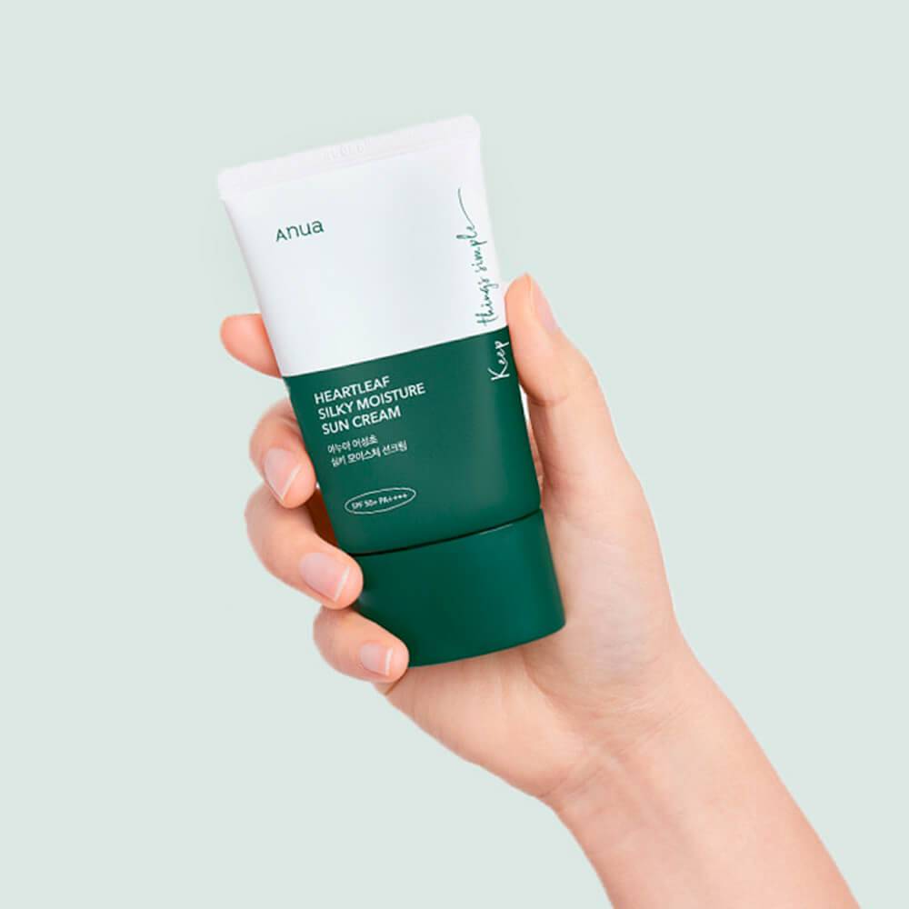 Anua Heartleaf Silky Moisture Sun Cream (SPF50+ PA++++) 50ml – изображение 4 | NetTrade.ee
