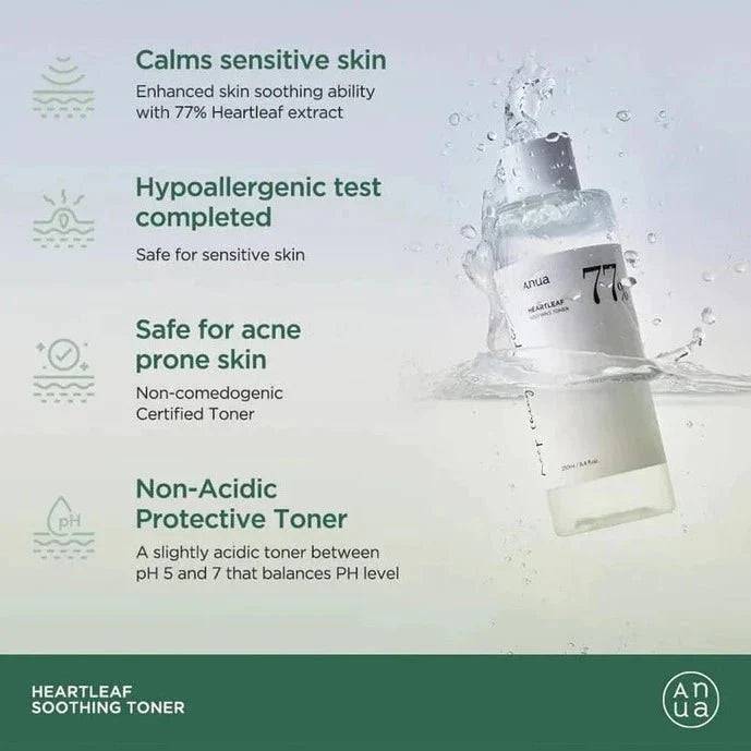 Anua Heartleaf 77% Soothing Toner – изображение 6 | NetTrade.ee