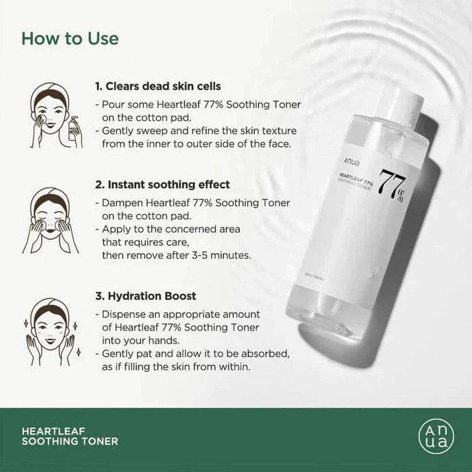 Anua Heartleaf 77% Soothing Toner – изображение 2 | NetTrade.ee