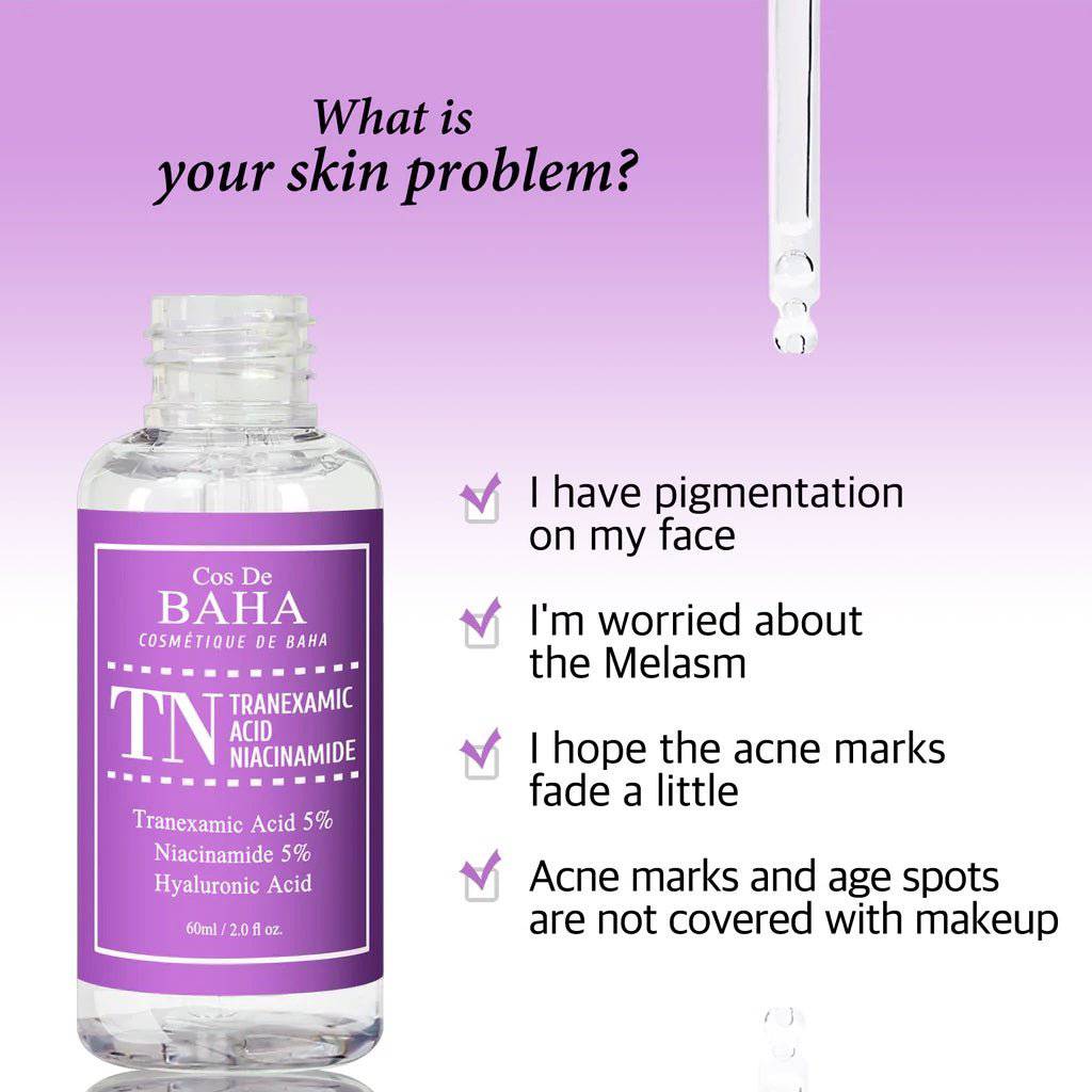 Cos De BAHA TN Tranexamic Acid Niacinamide Serum 30ml – изображение 4 | NetTrade.ee