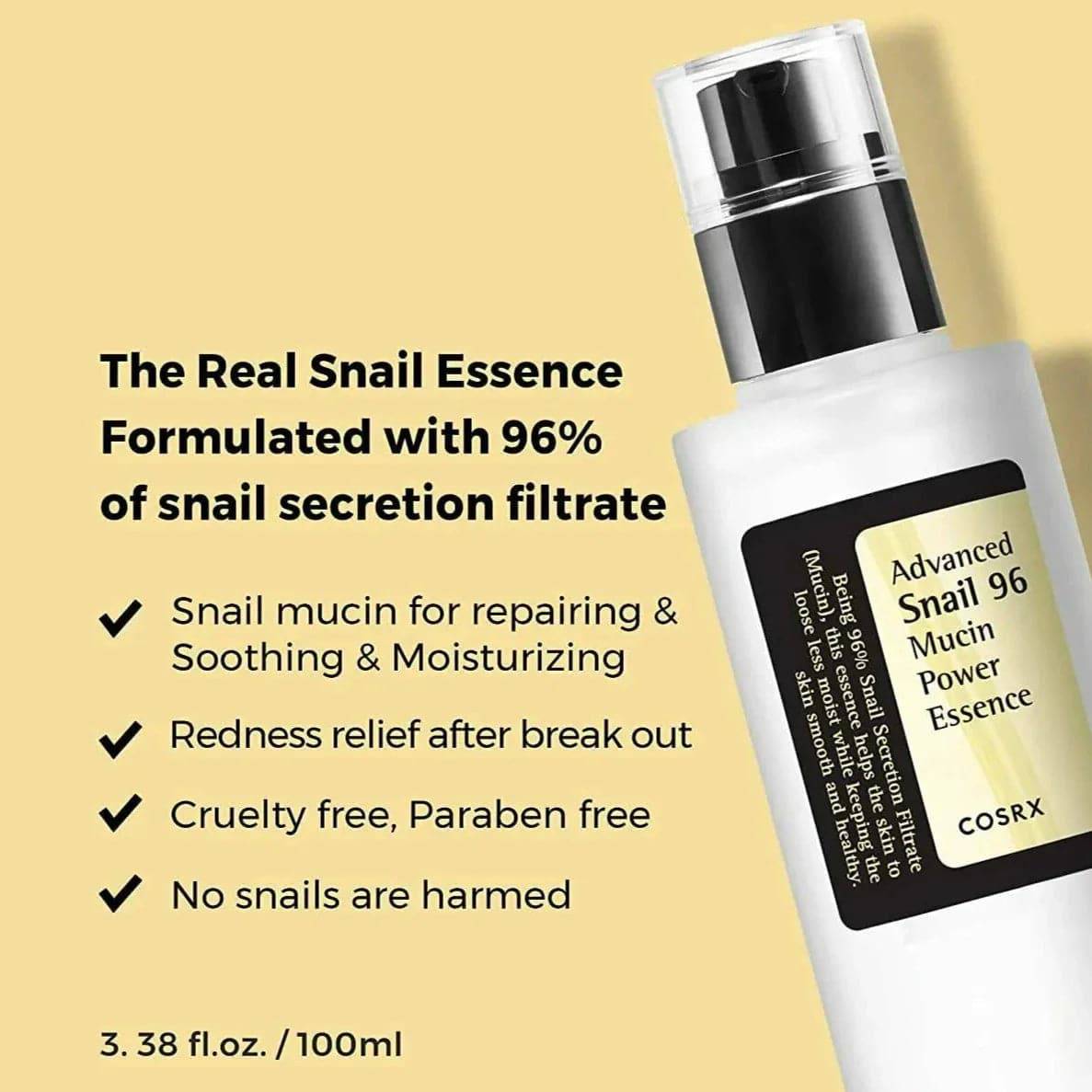 COSRX Advanced Snail 96 Mucin Power Essence 100ml – изображение 5 | NetTrade.ee