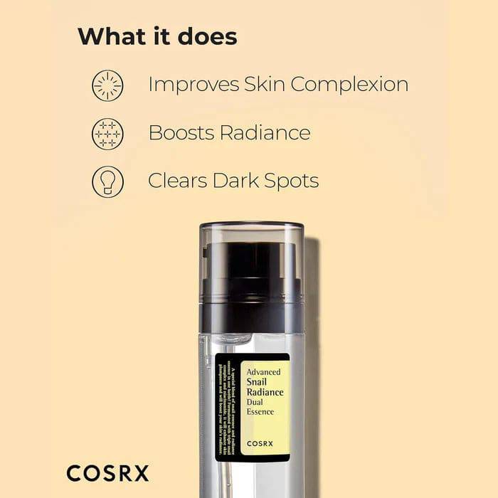 COSRX Advanced Snail Radiance Dual Essence 80ml – изображение 3 | NetTrade.ee