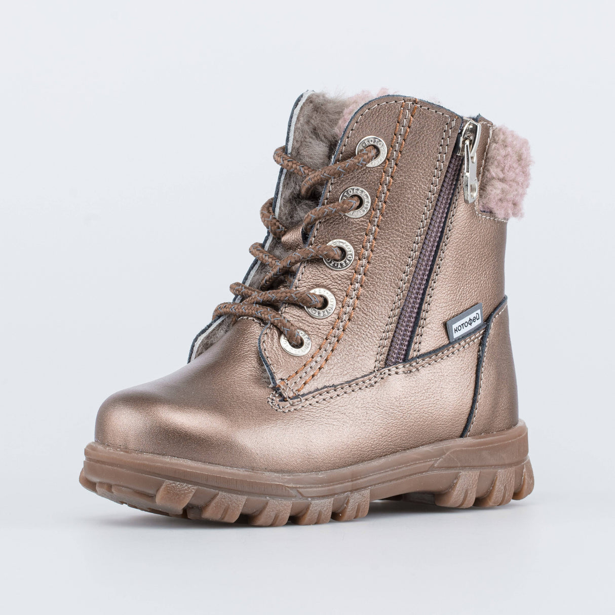 Bronze-pink boots genuine leather, KOTOFEY 152327-51 – изображение 6 | NetTrade.ee