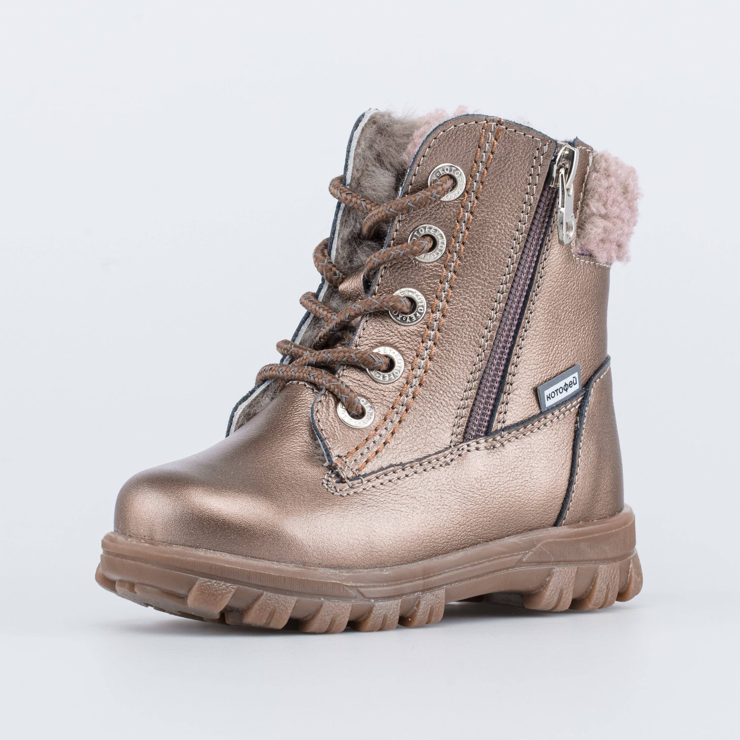 Bronze-pink boots genuine leather, KOTOFEY 152327-51 – изображение 6 | NetTrade.ee