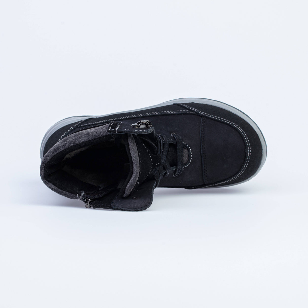 Black-gray boots genuine leather, KOTOFEY – изображение 1 | NetTrade.ee