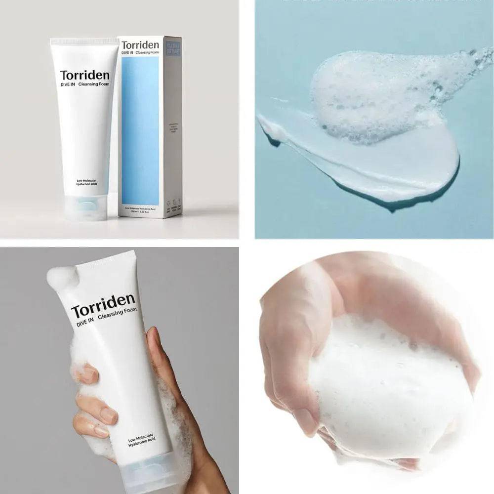 Torriden DIVE-IN Low Molecular Hyaluronic Acid Cleansing Foam 150ml – изображение 5 | NetTrade.ee