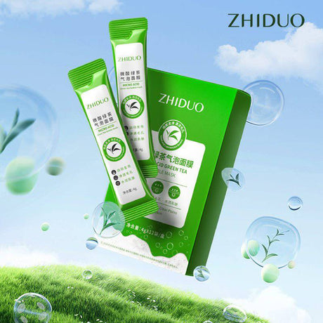 Deep Cleansing Bubble Mask with Green Tea 4g x 12 bags – изображение 1 | NetTrade.ee