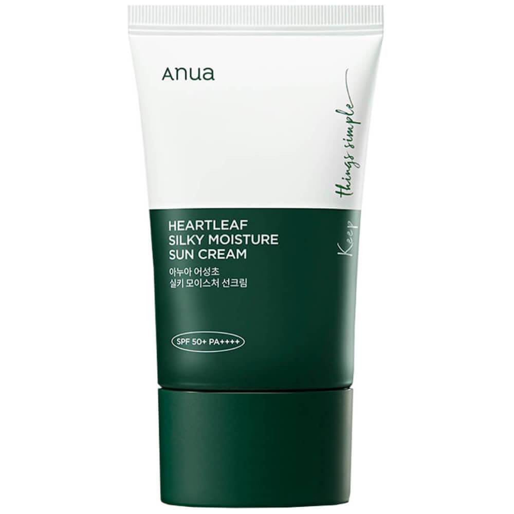 "Anua Heartleaf" šilkinis drėkinamasis kremas nuo saulės (SPF50+ PA++++) 50ml