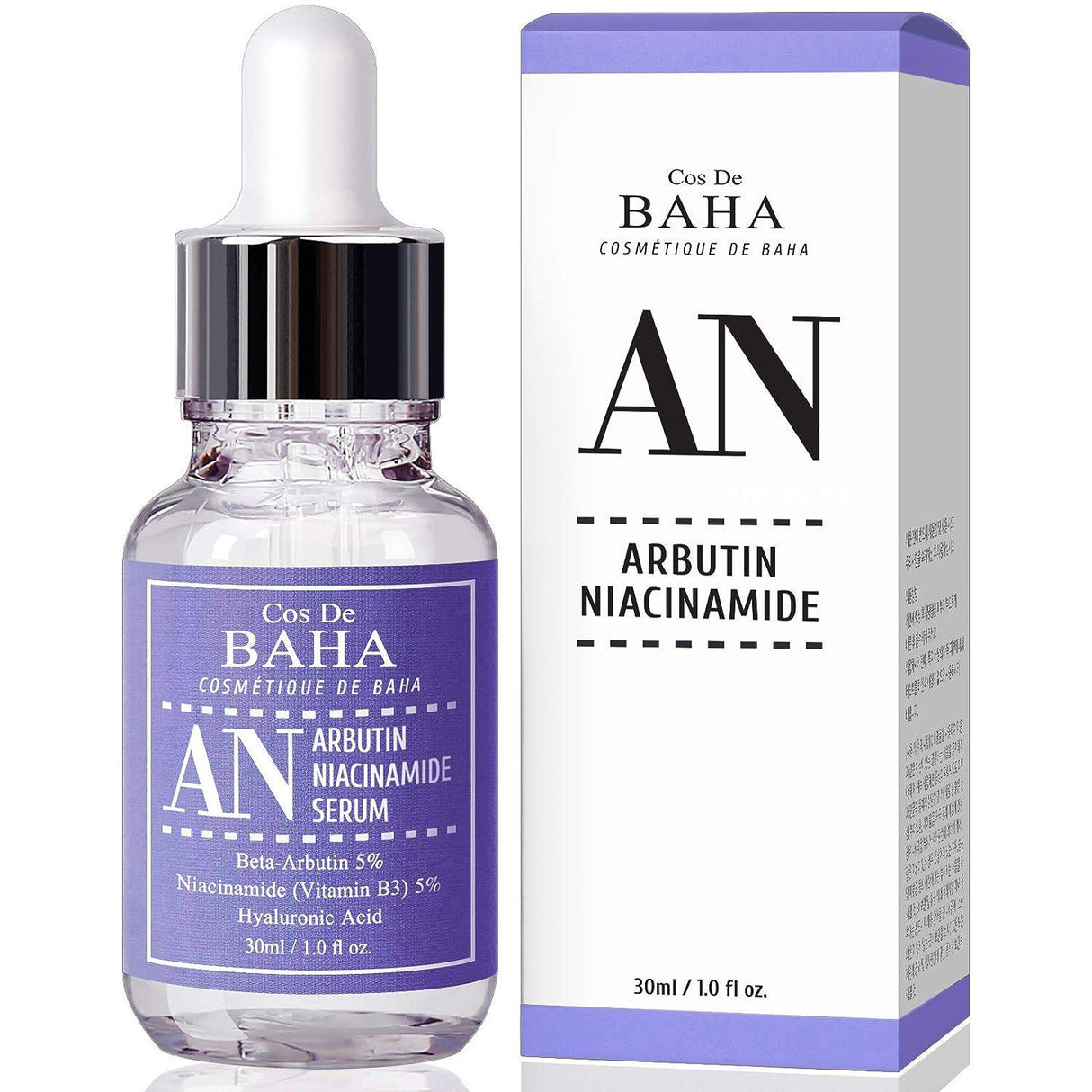 "Cos De BAHA AN Arbutin Niacinamide Serum" 30ml