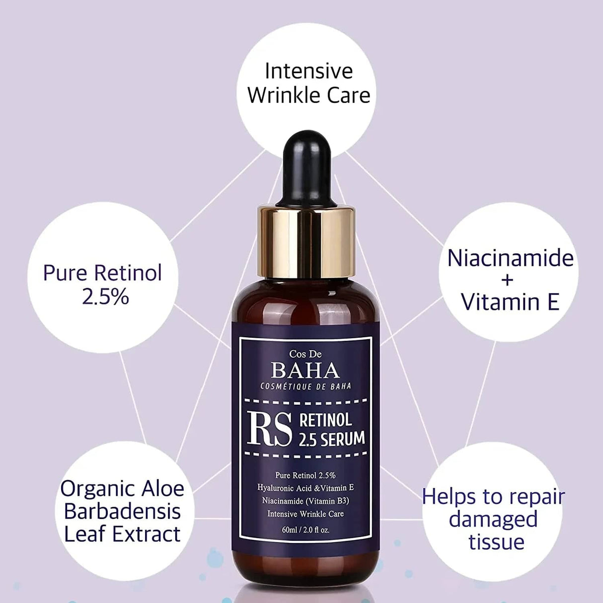 Cos De BAHA RS Retinol 2.5 Serum 30ml - NETTRADEHOUSE