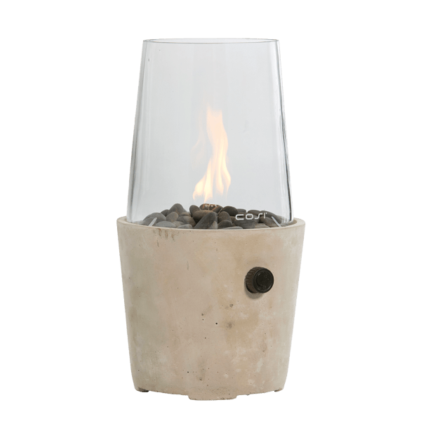 High-Quality Outdoor Gas Lantern Cosiscoop, Cement Round - NETTRADEHOUSE