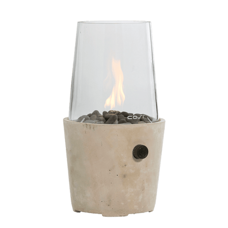 High-Quality Outdoor Gas Lantern Cosiscoop, Cement Round - NETTRADEHOUSE