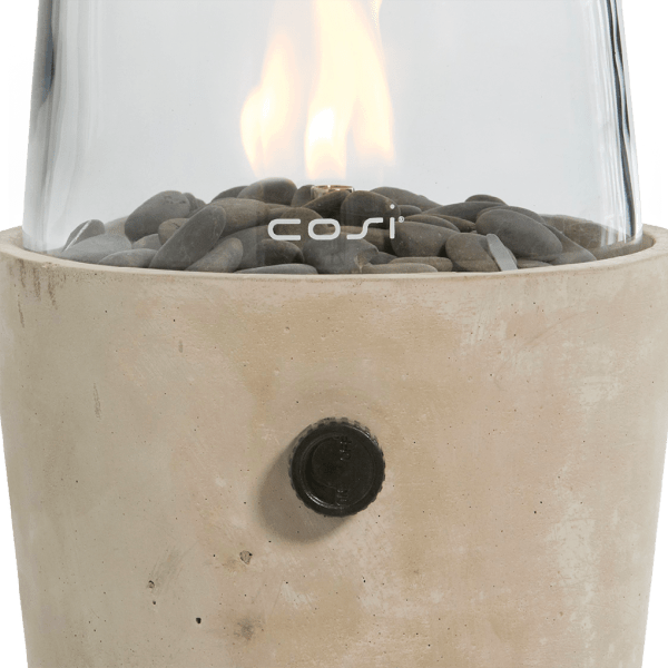 High-Quality Outdoor Gas Lantern Cosiscoop, Cement Round - NETTRADEHOUSE