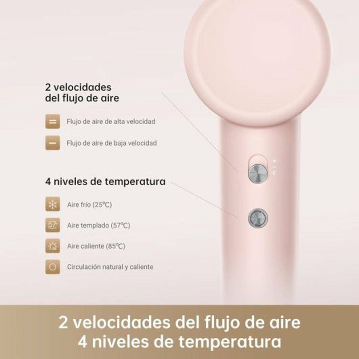 Hairdryer Dreame Pink 1600 W