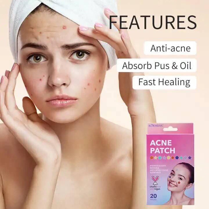 Acne patches hydrocolloid | 20 pcs - NETTRADEHOUSE