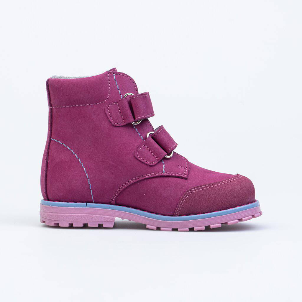 Burgundy-blue boots genuine leather, KOTOFEY - NETTRADEHOUSE