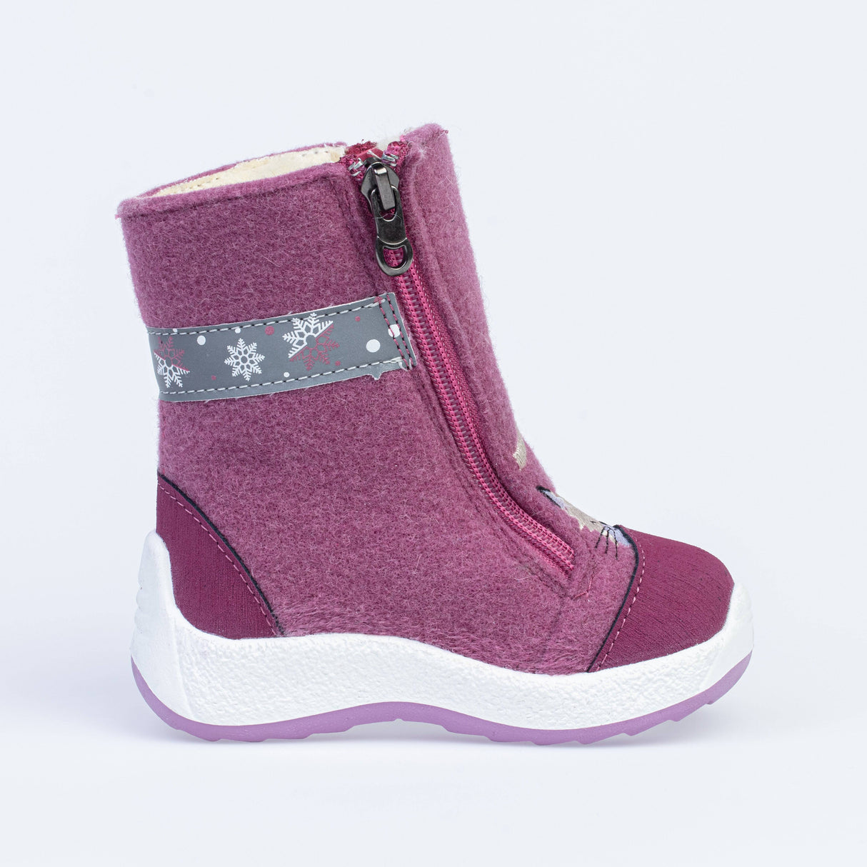 Pink felt boots, KOTOFEY 167055-41 - NETTRADEHOUSE