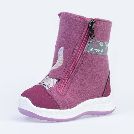 Pink felt boots, KOTOFEY 167055-41 - NETTRADEHOUSE