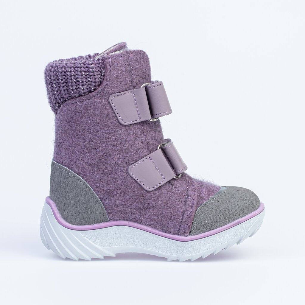 Lilac boots, felt, KOTOFEY - NETTRADEHOUSE