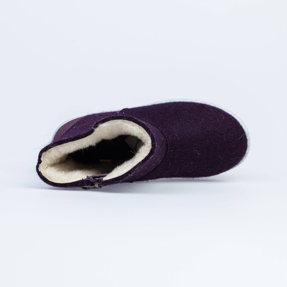 Purple felt boots, KOTOFEY - NETTRADEHOUSE