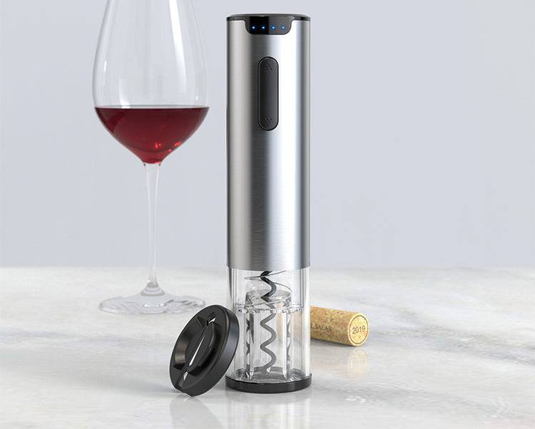 Electric Wine Opener with Rechargeable Li-Ion Battery, Leben - NETTRADEHOUSE