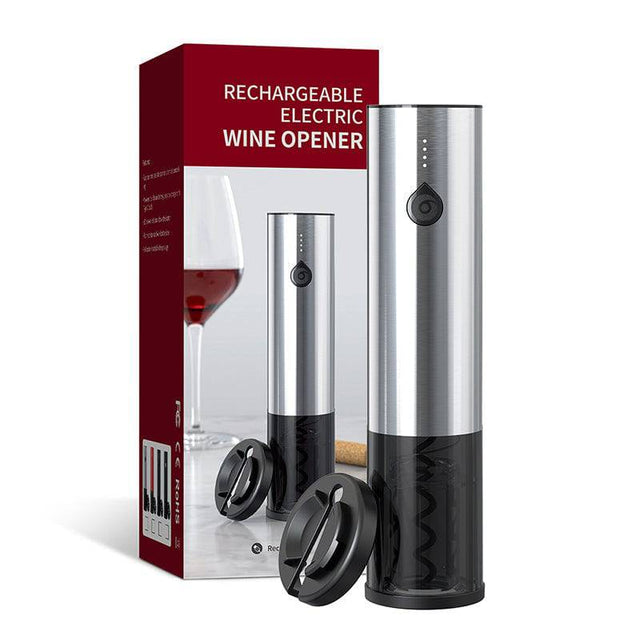 Electric Wine Opener with Rechargeable Li-Ion Battery, Leben - NETTRADEHOUSE