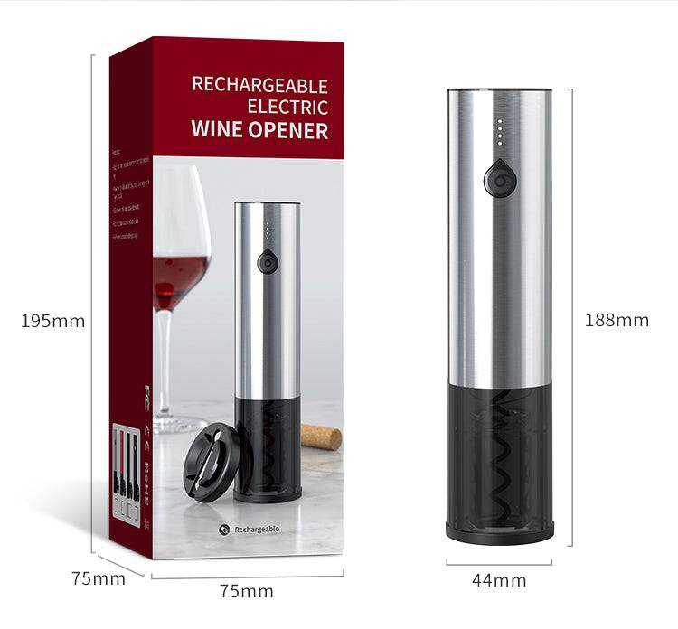 Electric Wine Opener with Rechargeable Li-Ion Battery, Leben - NETTRADEHOUSE