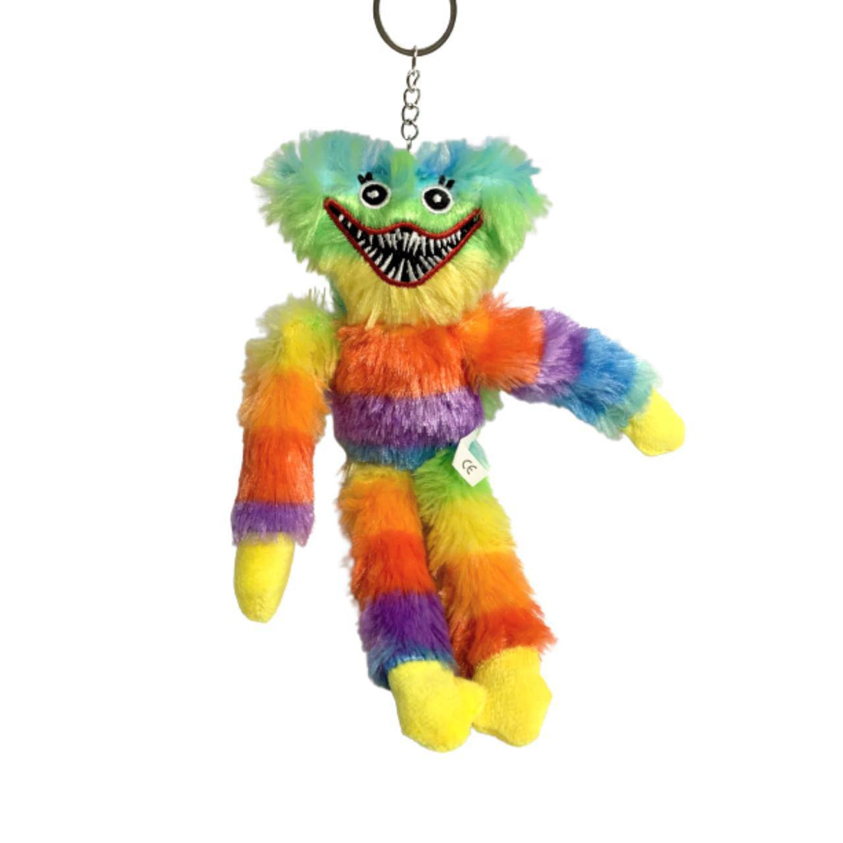 Rainbow Huggy Wuggy Mjukisdjur Nyckelring, CE-certifikat