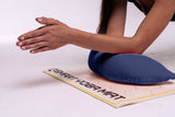 Half-Moon Meditation Cushion from RamaYoga