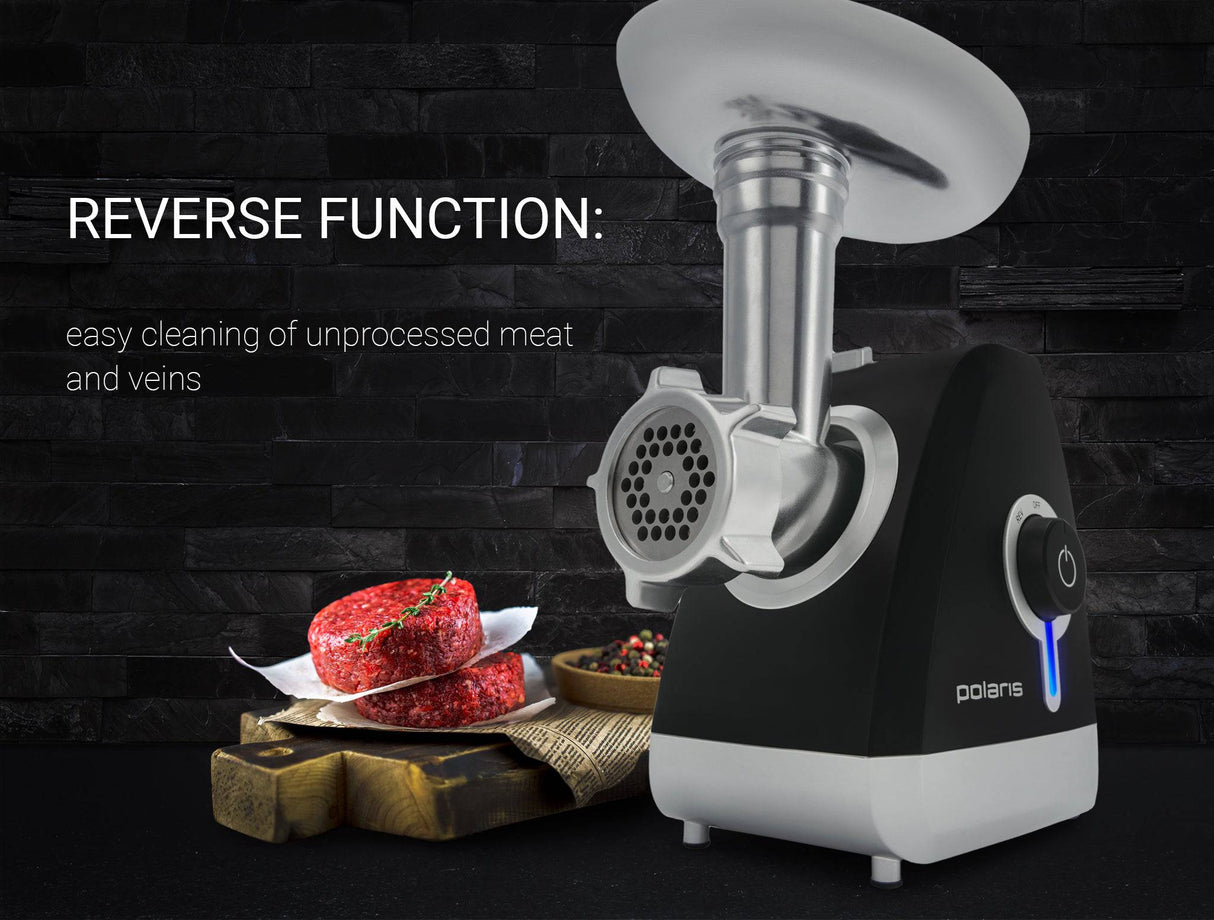 Meat grinder POLARIS PMG 2027L, up to 2 kg per minute! - NETTRADEHOUSE