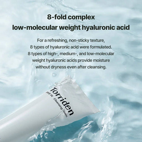 Torriden DIVE-IN Low Molecular Hyaluronic Acid Cleansing Foam 150ml - NETTRADEHOUSE