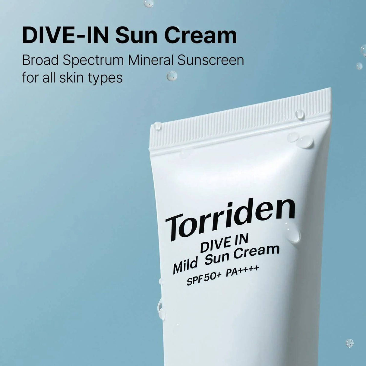 Torriden DIVE-IN Mild Suncream (SPF 50+, PA++++) 60ml - NETTRADEHOUSE