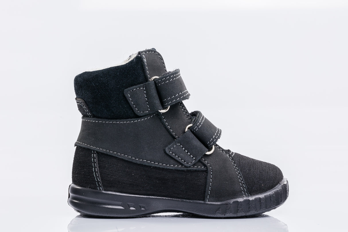 Black boots, genuine leather Kotofey 152178-39