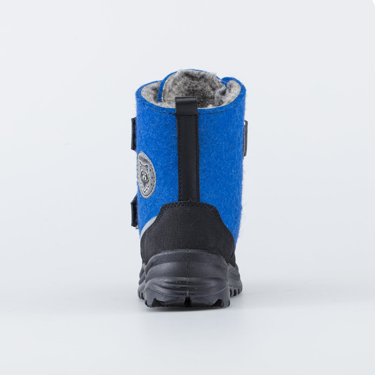 Blue-black felt boots, KOTOFEY