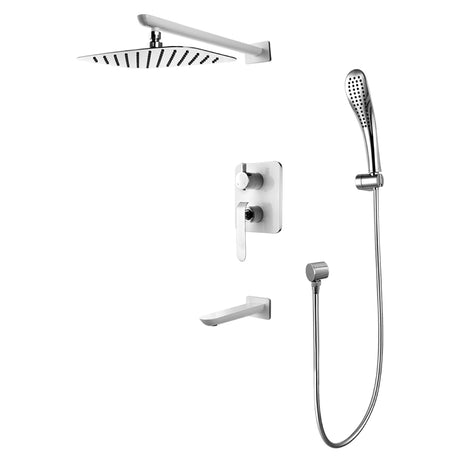 Built-in bath and shower faucet