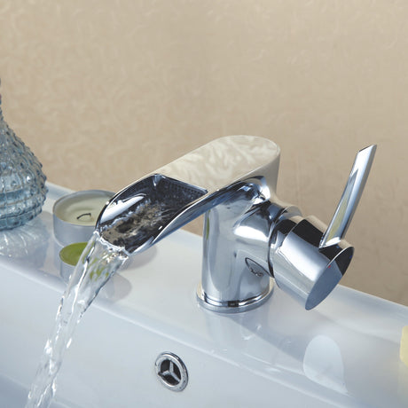 Washbasin faucet with waterfall spout LEMARK LM3246C "ATLANTISS"