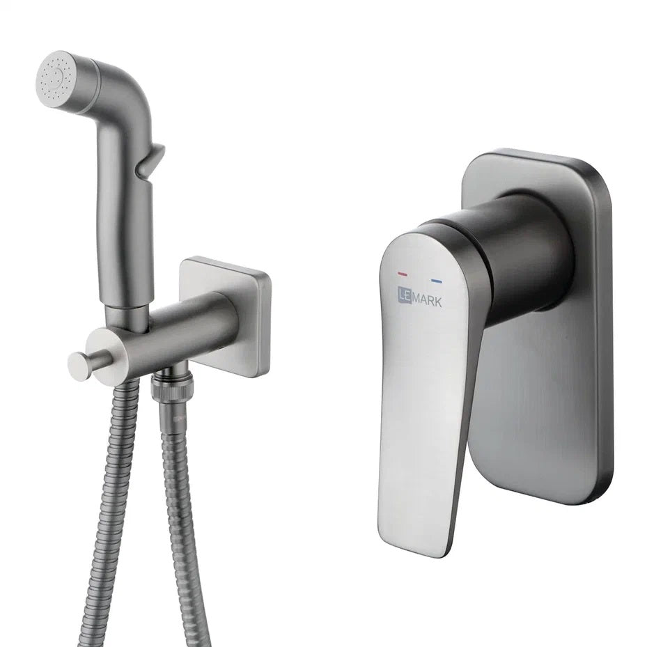 Built-in Faucet with bidet shower LEMARK LM3719GM "BRONX"