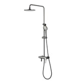 Bath and Shower Faucet with "Tropical rain" shower head